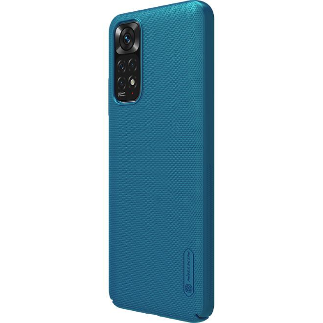 Nillkin - Xiaomi Redmi Note 11S / 11 Hülle - Kunststoff Case - Super Frosted Shield Series - blau