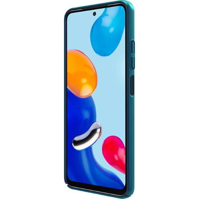 Nillkin - Xiaomi Redmi Note 11S / 11 Hülle - Kunststoff Case - Super Frosted Shield Series - blau