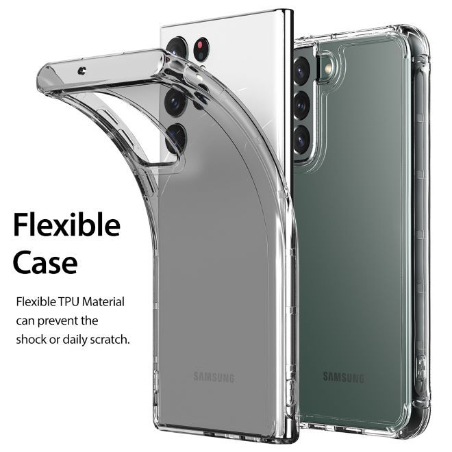 Araree - Samsung Galaxy S22+ Hülle - Case aus TPU Plastik - Anti-Slip Grip - Flexield Series - transparent
