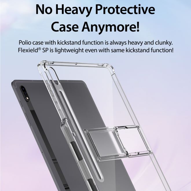 Araree - Samsung Galaxy Tab S8 Hülle - Softcase aus TPU Plastik - Flexield SP Series - transparent