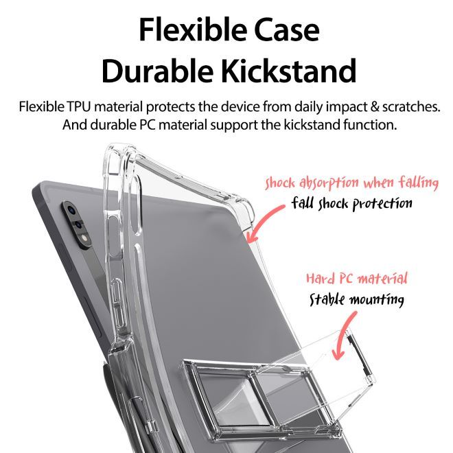 Araree - Samsung Galaxy Tab S8 Hülle - Softcase aus TPU Plastik - Flexield SP Series - transparent