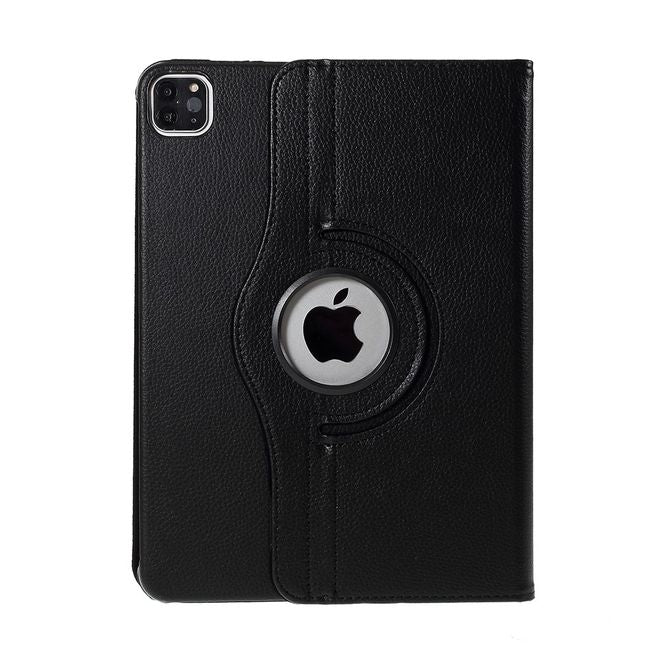 Étui pour iPad Air (2022) / iPad Air (2020) - Étui en cuir rotatif à 360° - Noir