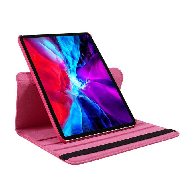 Étui pour iPad Air (2022) / iPad Air (2020) - Étui en cuir rotatif à 360° - Rose