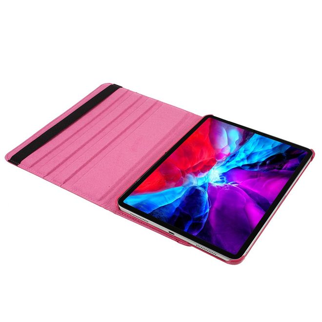 Étui pour iPad Air (2022) / iPad Air (2020) - Étui en cuir rotatif à 360° - Rose