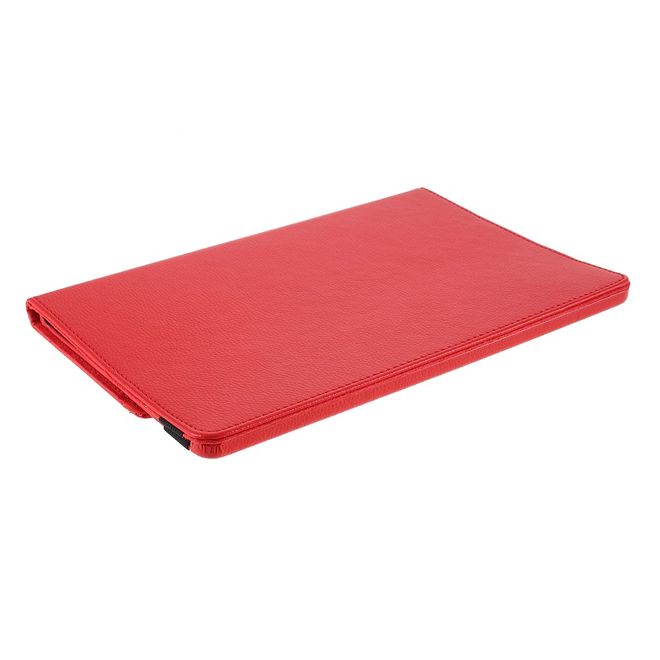 Samsung Galaxy Tab S8+ Hülle - 360° rotierbares Case aus Leder - rot