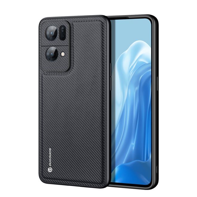 Dux Ducis - Oppo Reno7 Pro 5G Hülle - Schickes Hardcase - Fino Series - schwarz