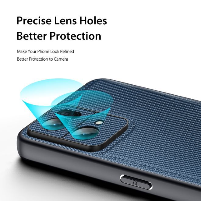 Dux Ducis - Oppo Reno7 Pro 5G Hülle - Schickes Hardcase - Fino Series - blau