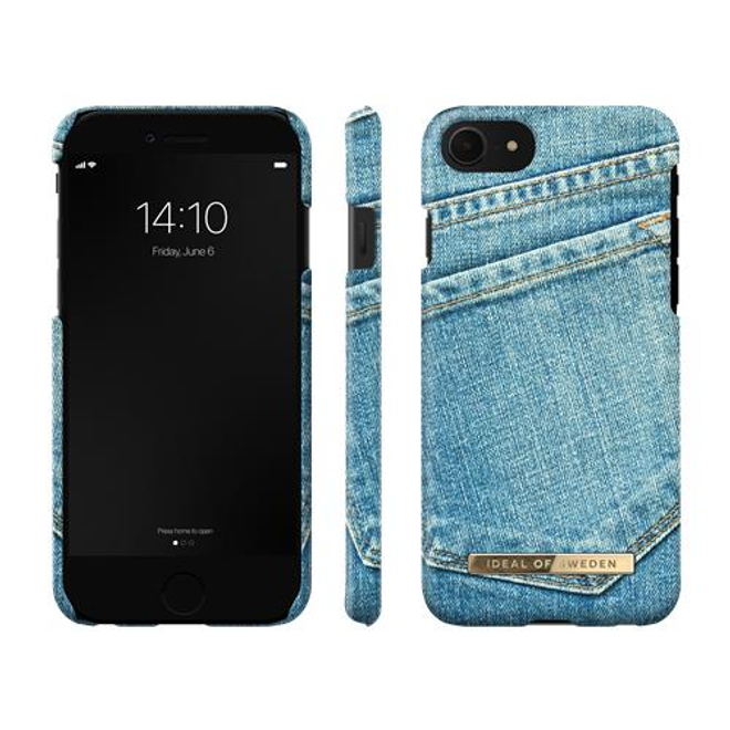 iDeal of Sweden - iPhone SE (2022) / SE (2020) / 8 / 7 / 6S / 6 Hülle - Printed Case - Denim Bliss