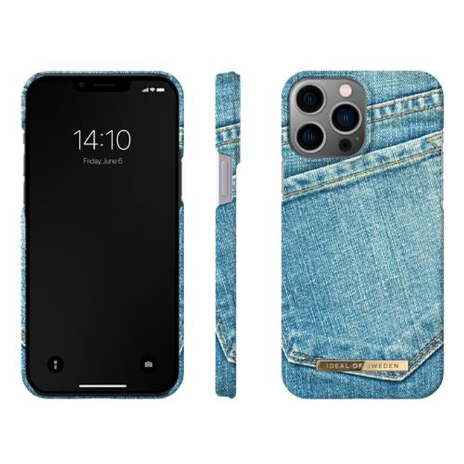 iDeal of Sweden - iPhone 13 Pro Max Hülle - Printed Case - Denim Bliss