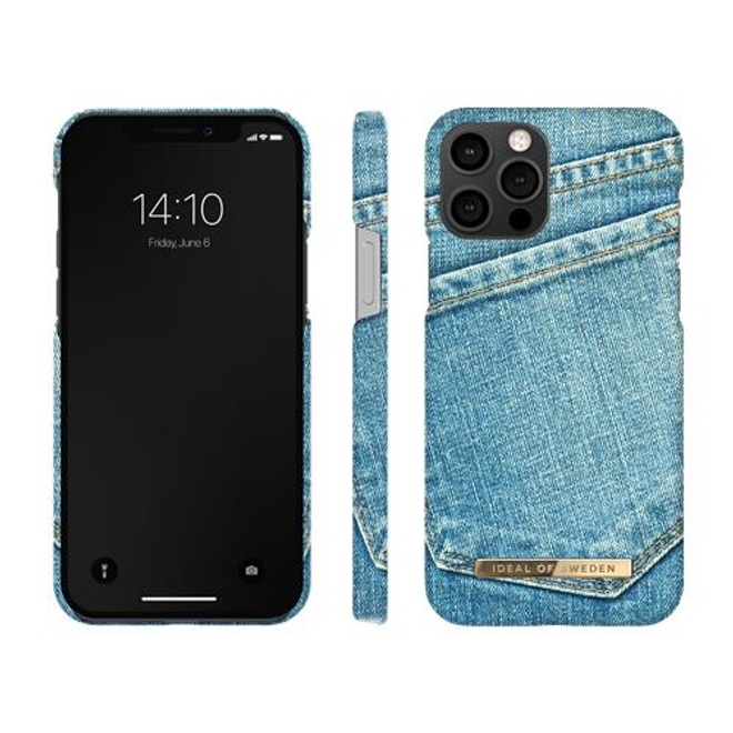 iDeal of Sweden - iPhone 12 Pro / iPhone 12 Hülle - Printed Case - Denim Bliss