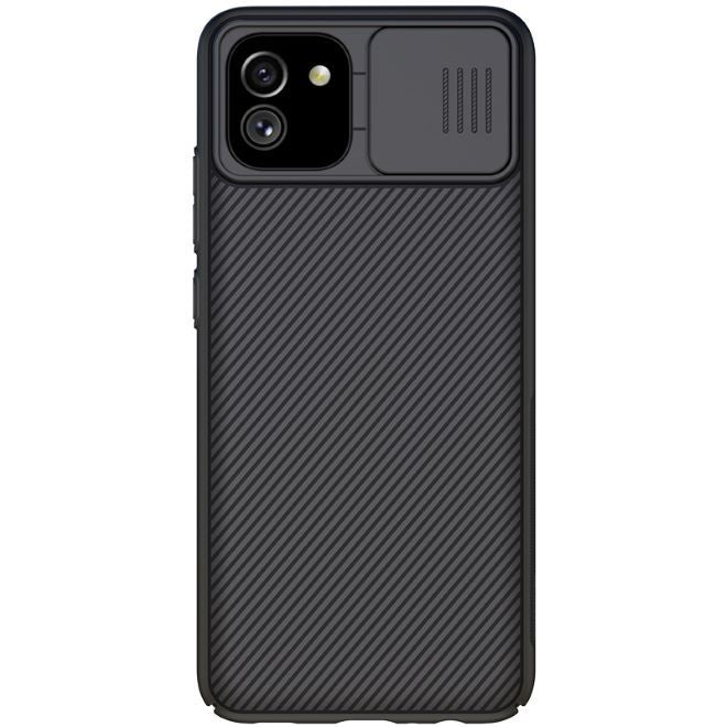 Nillkin - Samsung Galaxy A03 Hülle - Plastik Hardcase - CamShield Series - schwarz