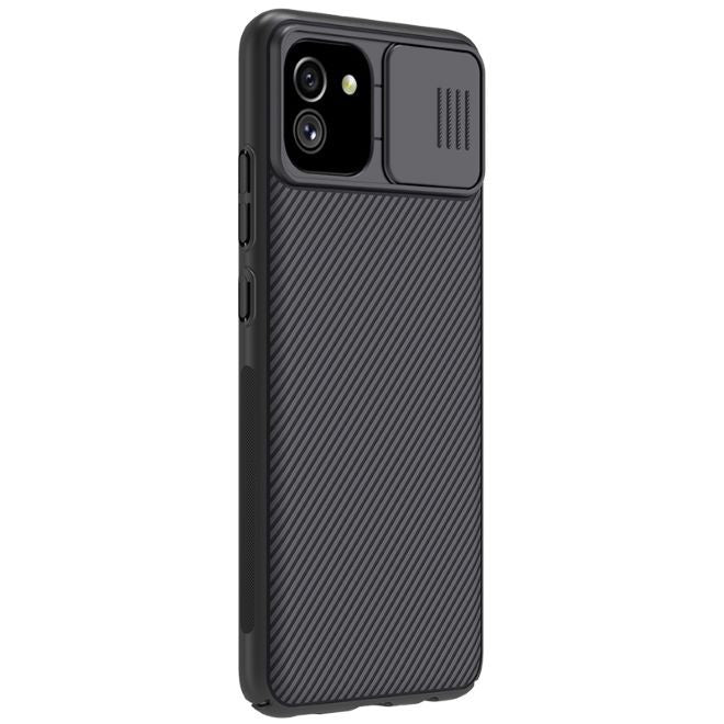 Nillkin - Samsung Galaxy A03 Hülle - Plastik Hardcase - CamShield Series - schwarz