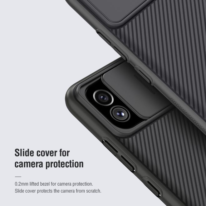 Nillkin - Samsung Galaxy A03 Hülle - Plastik Hardcase - CamShield Series - schwarz