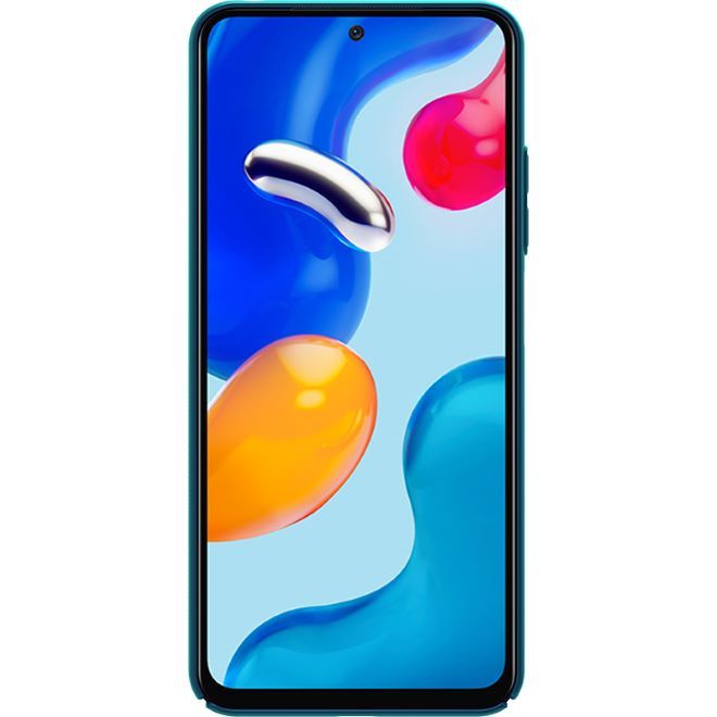 Nillkin - Xiaomi Redmi Note 11S Hülle - Kunststoff Case - Super Frosted Shield Series - blau