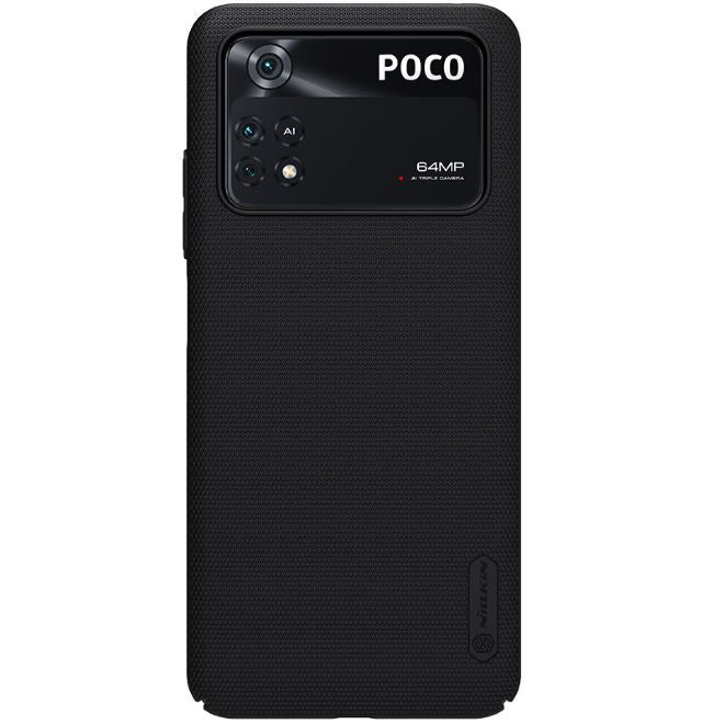 Nillkin - Xiaomi Poco M4 Pro 5G Hülle - Kunststoff Case - Super Frosted Shield Series - schwarz