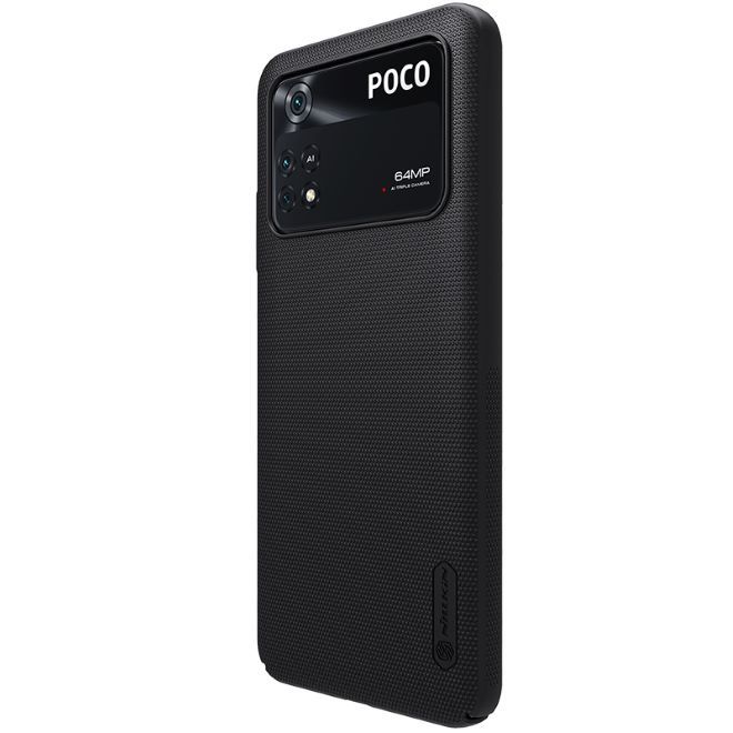 Nillkin - Xiaomi Poco M4 Pro 5G Hülle - Kunststoff Case - Super Frosted Shield Series - schwarz