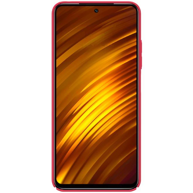 Nillkin - Xiaomi Poco M4 Pro 5G Hülle - Kunststoff Case - Super Frosted Shield Series - rot