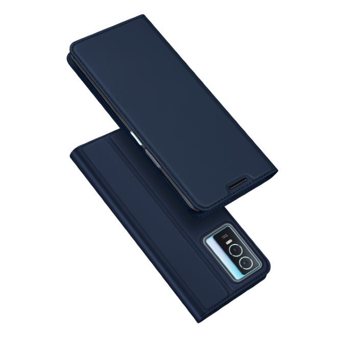 Dux Ducis - Vivo Y76 5G/Y76s/Y74s Hülle - Handy Bookcover - Skin Pro Series - blau