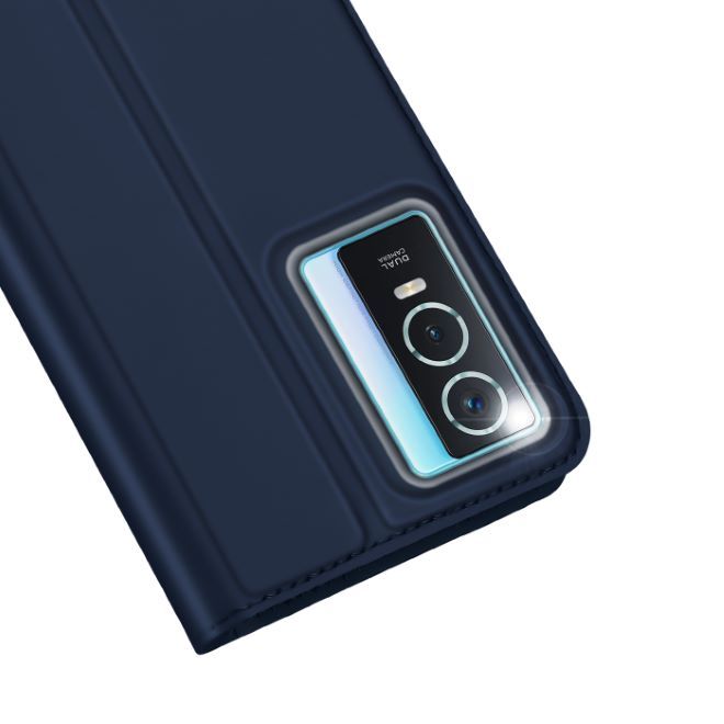 Dux Ducis - Vivo Y76 5G/Y76s/Y74s Hülle - Handy Bookcover - Skin Pro Series - blau