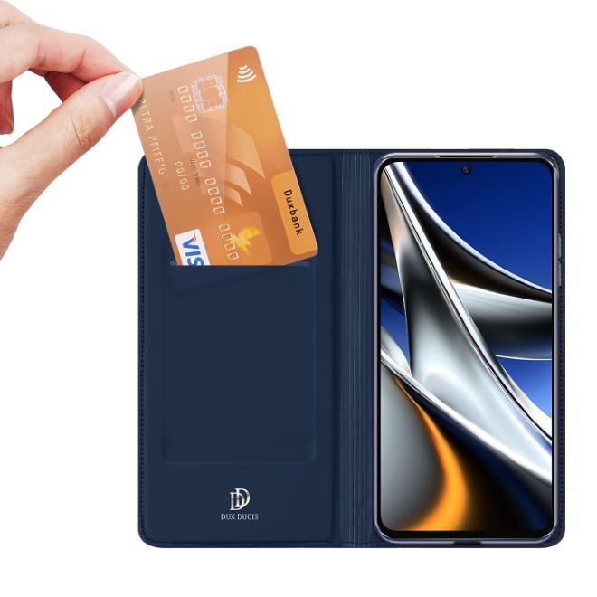 Dux Ducis - Xiaomi Poco X4 Pro 5G Hülle - Handy Bookcover - Skin Pro Series - blau
