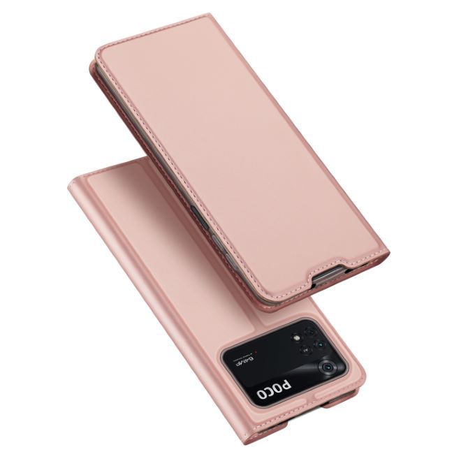 Dux Ducis - Xiaomi Poco M4 Pro 4G Hülle - Handy Bookcover - Skin Pro Series - rosa