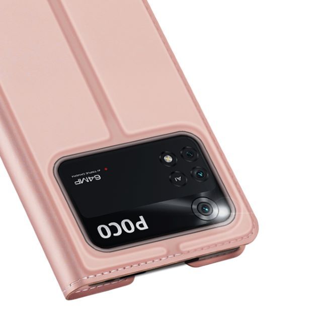 Dux Ducis - Xiaomi Poco M4 Pro 4G Hülle - Handy Bookcover - Skin Pro Series - rosa