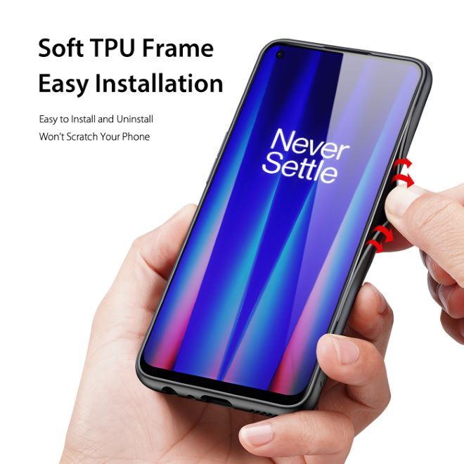 Dux Ducis - OnePlus Nord CE 2 5G Hülle - Schickes Hardcase - Fino Series - rot