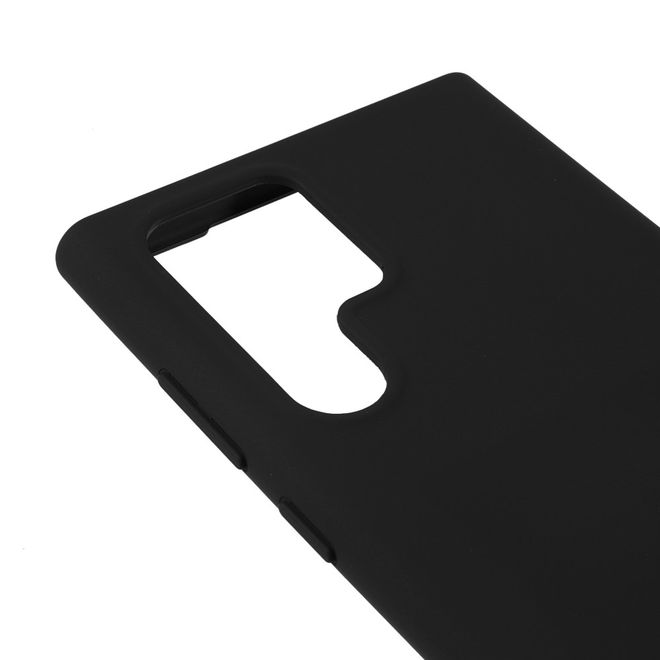 Goospery - Samsung Galaxy S22 Ultra Handy Cover - TPU Soft Case - SF Jelly Series - schwarz