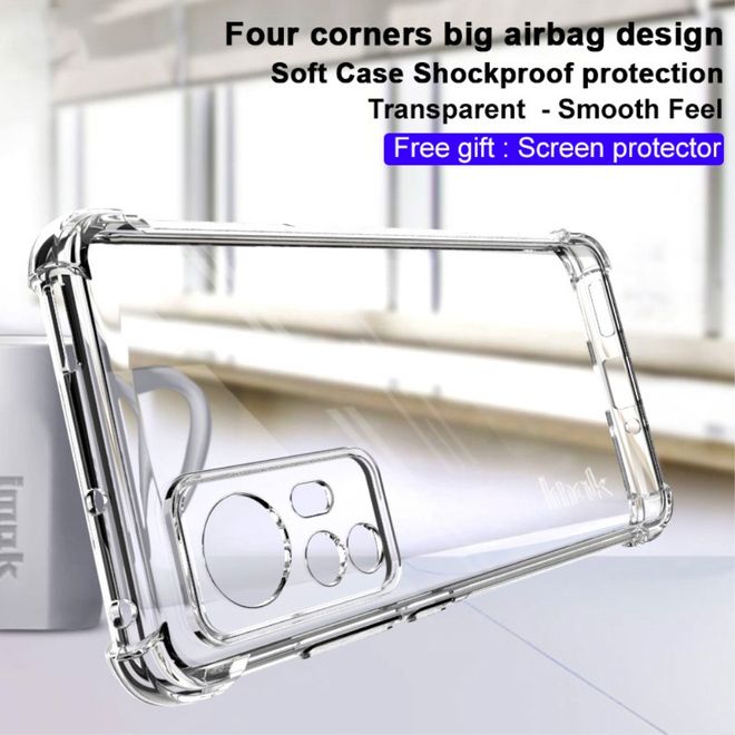 Imak - Xiaomi 12 / 12X Handyhülle - Case aus TPU Plastik - inklusive Schutzfolie - transparent