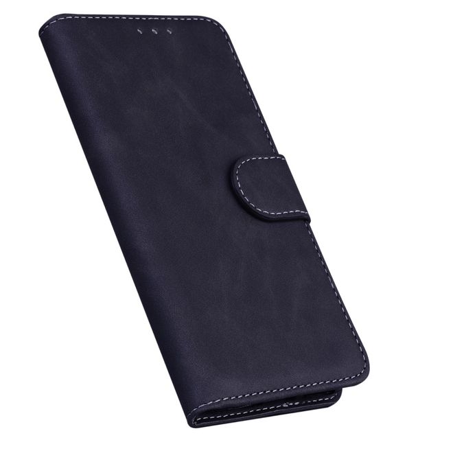 Xiaomi Poco X4 Pro 5G Handy Hülle - Classic II Leder Bookcover Series - schwarz