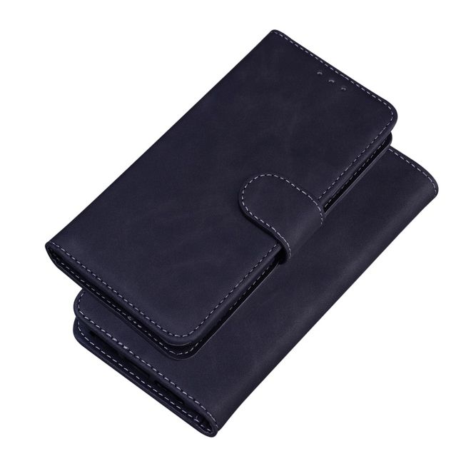 Xiaomi Poco X4 Pro 5G Handy Hülle - Classic II Leder Bookcover Series - schwarz