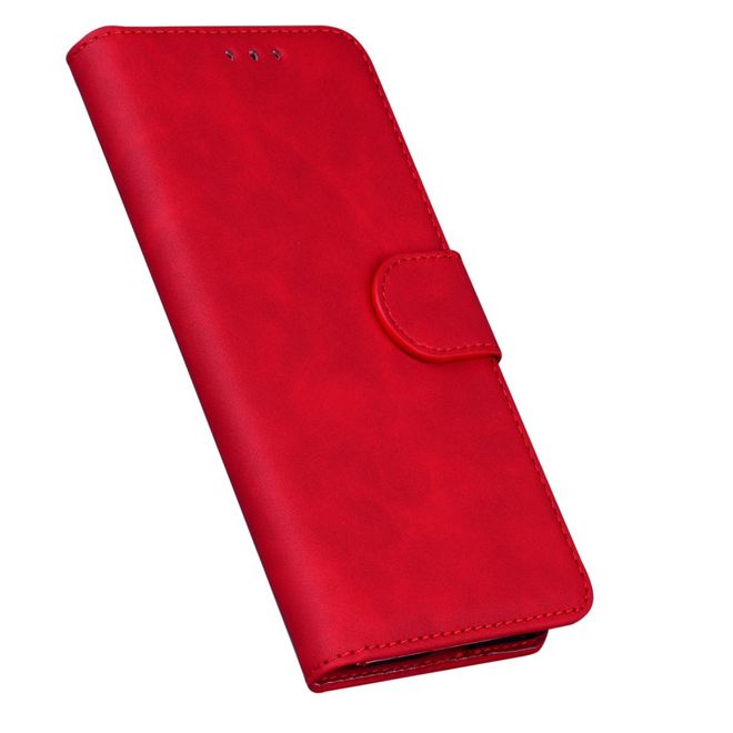 Xiaomi Poco X4 Pro 5G Handy Hülle - Classic II Leder Bookcover Series - rot