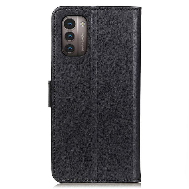 Nokia G11 / G21 Handy Hülle - Classic II Leder Bookcover Series - schwarz