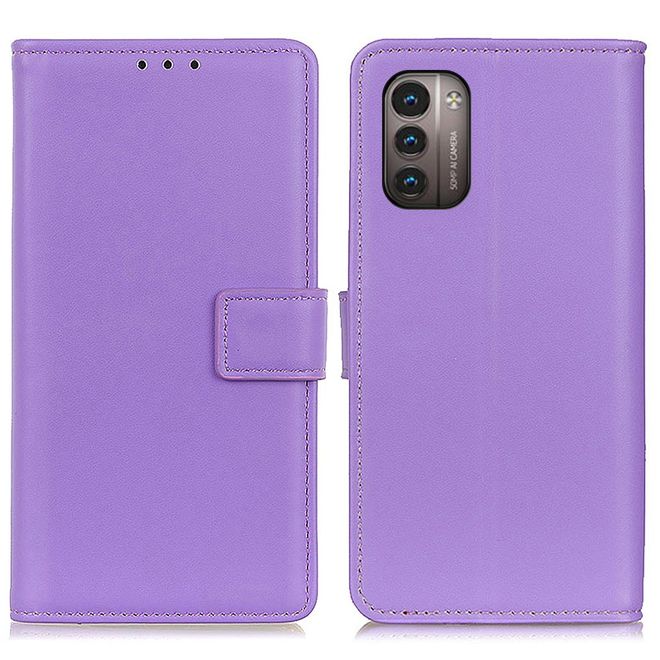 Nokia G11 / G21 Handy Hülle - Classic II Leder Bookcover Series - purpur