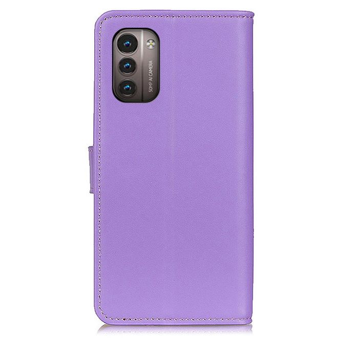 Nokia G11 / G21 Handy Hülle - Classic II Leder Bookcover Series - purpur
