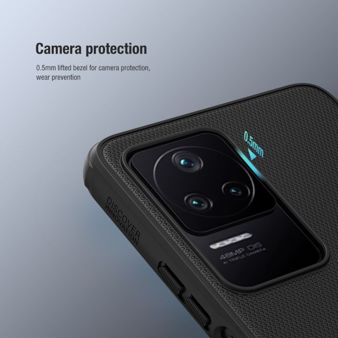 Nillkin - Xiaomi Redmi K40S Hülle - Kunststoff Case - Super Frosted Shield Pro Series - schwarz