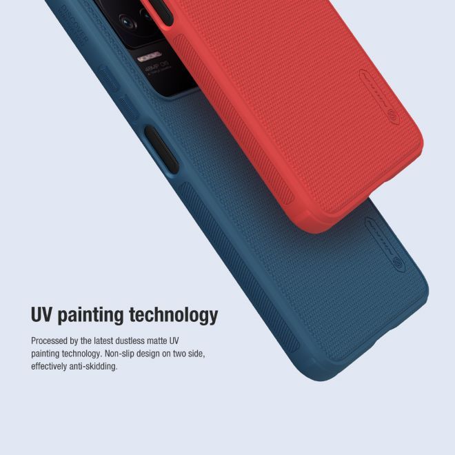 Nillkin - Xiaomi Redmi K40S Hülle - Kunststoff Case - Super Frosted Shield Pro Series - schwarz