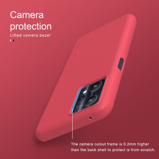 Nillkin - Realme 9 Pro Hülle - Kunststoff Case - Super Frosted Shield Series - schwarz
