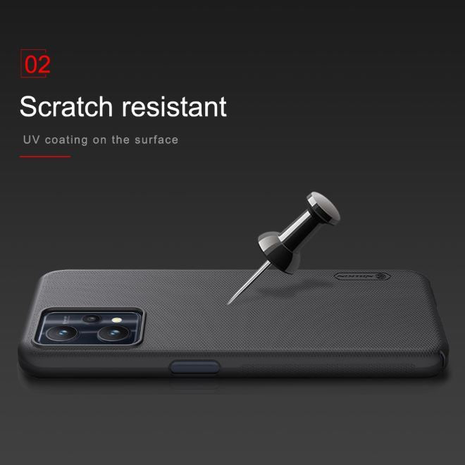 Nillkin - Realme 9 Pro Hülle - Kunststoff Case - Super Frosted Shield Series - rot