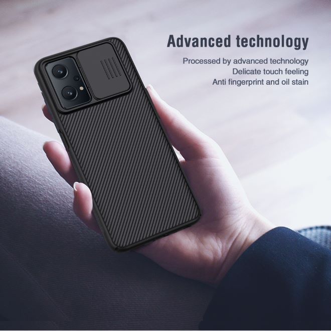 Nillkin - Realme 9 Pro Hülle - Plastik Hardcase - CamShield Series - blau