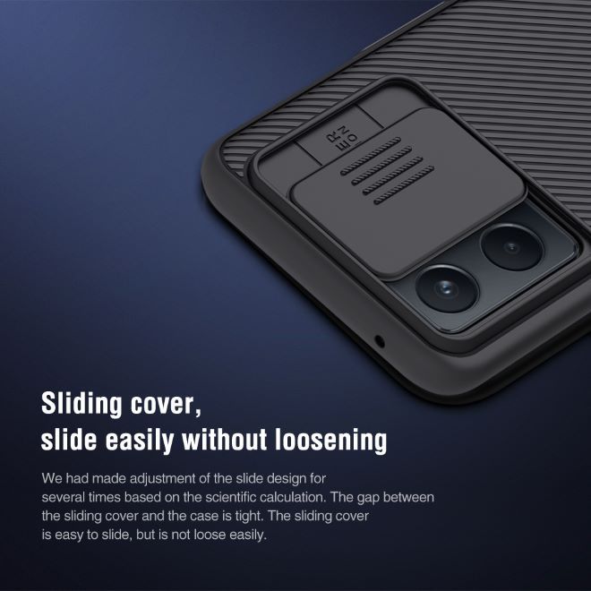 Nillkin - Realme 9 Pro Hülle - Plastik Hardcase - CamShield Series - blau