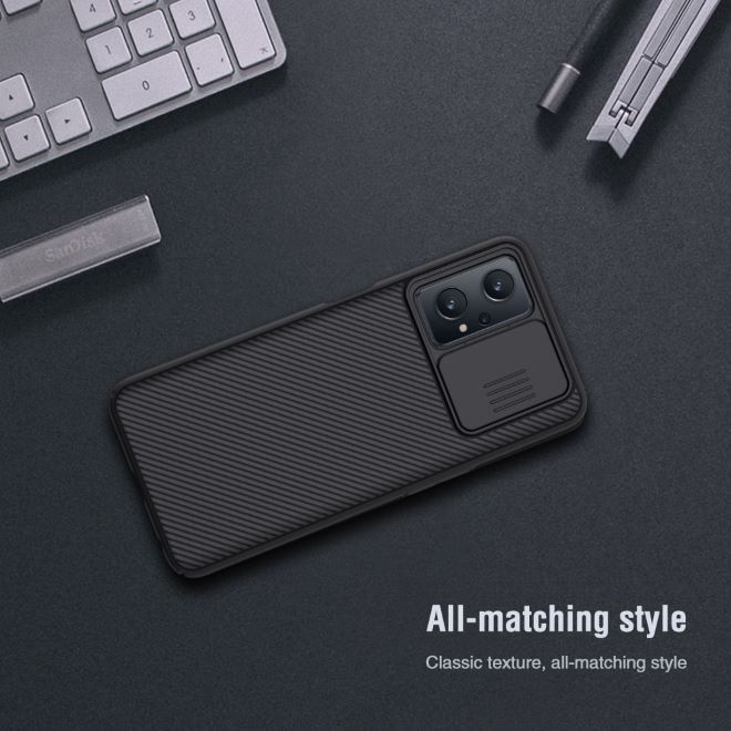 Nillkin - Realme 9 Pro Hülle - Plastik Hardcase - CamShield Series - blau