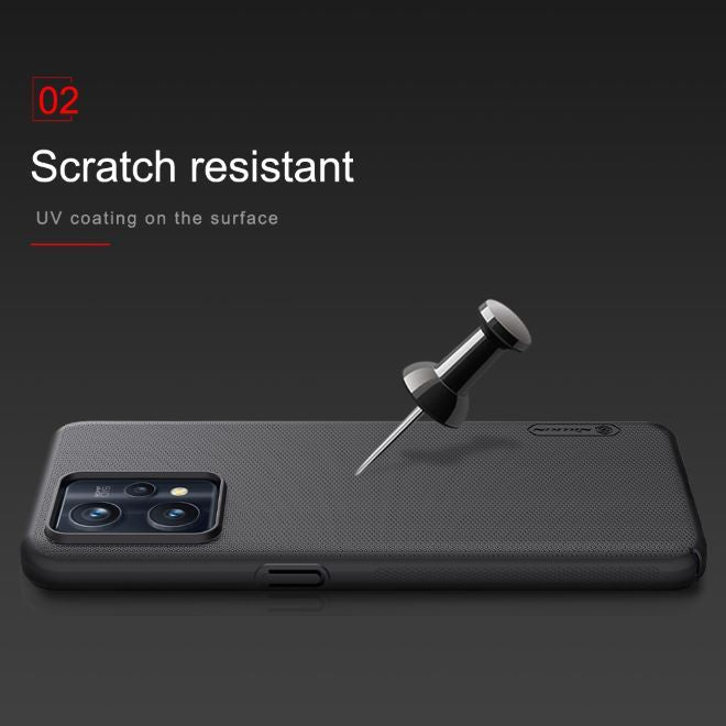 Nillkin - Realme 9 Pro+ Hülle - Kunststoff Case - Super Frosted Shield Series - weiss