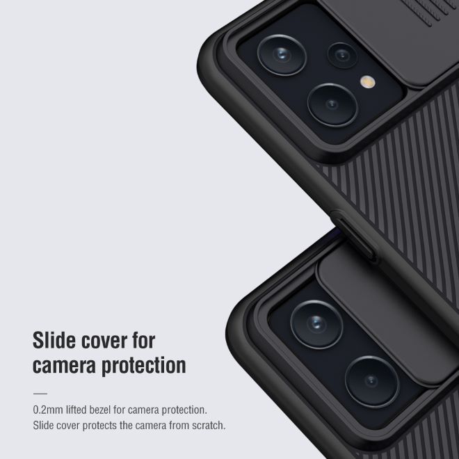Nillkin - Realme 9 Pro+ Hülle - Plastik Hardcase - CamShield Series - schwarz