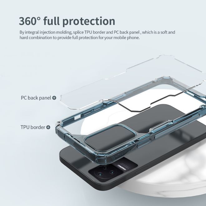 Nillkin - Xiaomi Redmi K40S Hülle - TPU Soft Case - Nature Pro Soft Series - transparent