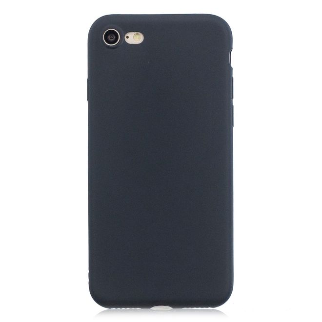 Coque pour iPhone SE (2022) / SE (2020) / 8 / 7 - Série TPU souple - Noir