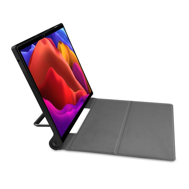 Lenovo Yoga Tab 13 Hülle - Leder Bookcover mit Kickstand - dunkelblau