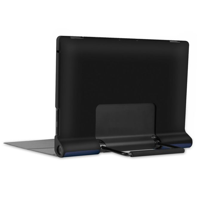Lenovo Yoga Tab 13 Hülle - Leder Bookcover mit Kickstand - dunkelblau