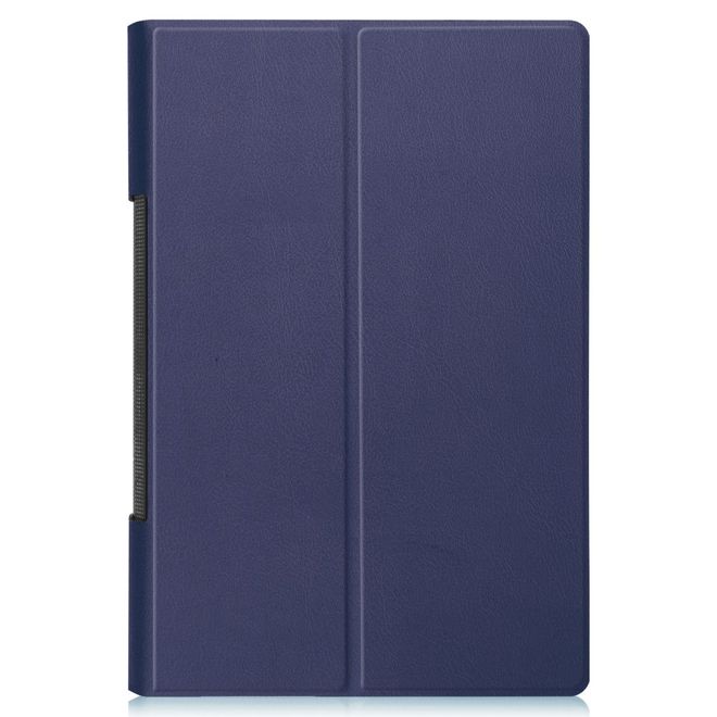 Lenovo Yoga Tab 13 Hülle - Leder Bookcover mit Kickstand - dunkelblau