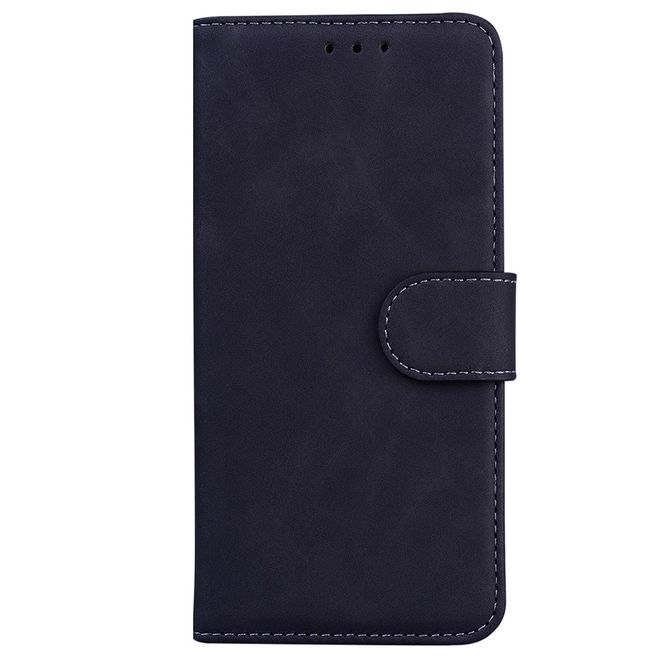 Xiaomi Redmi 10C Handy Hülle - Classic II Leder Bookcover Series - schwarz